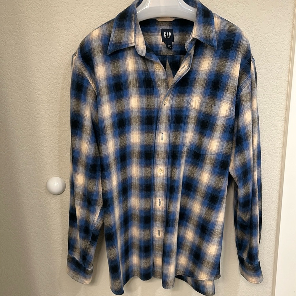 Gap relaxed men’s flannel shirt
